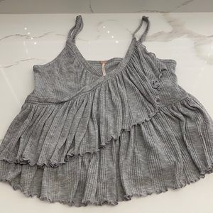 Free People Ruffle Tank